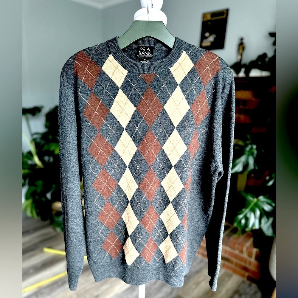 🖤 Men Jos. A. Bank 80% wool Sweater size medium excellent condition